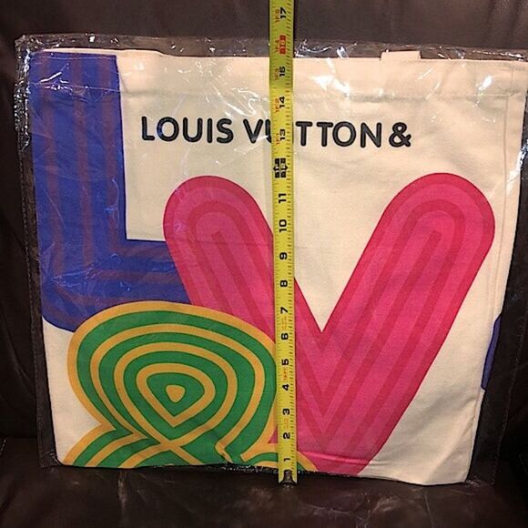 LOUIS VUITTON LV Limited Edition Canvas 2 Sided Tote Shenzhen Exhibit 2021-2022 - Picture 8 of 10